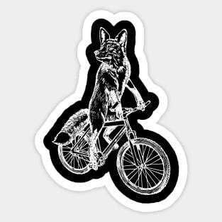 SEEMBO Fox Cycling Bicycle Bicycling Cyclist Biking Fun Bike Sticker